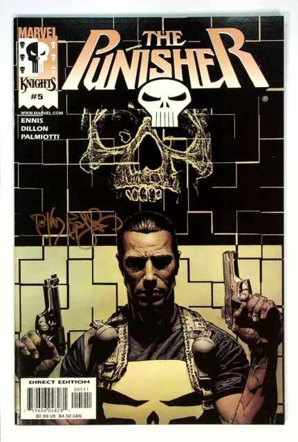 Punisher #5 Vol 3 Signed by Tim Bradstreet Marvel Comics 2000