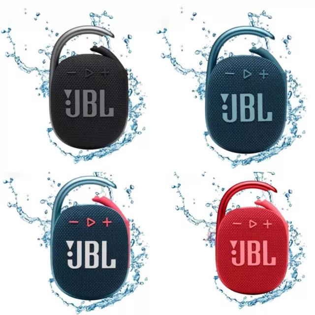 JBL Clip 4 Rechargeable Waterproof Portable Wireless Bluetooth Speaker NEW