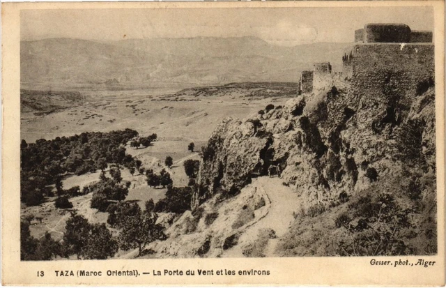 CPA AK MAROC Geiser TAZA La Porte du Vent et les Env. (69146)