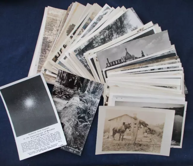 Lot of 100 RP RPPC Real Photo Postcards People Places & Misc 1910s-1950s