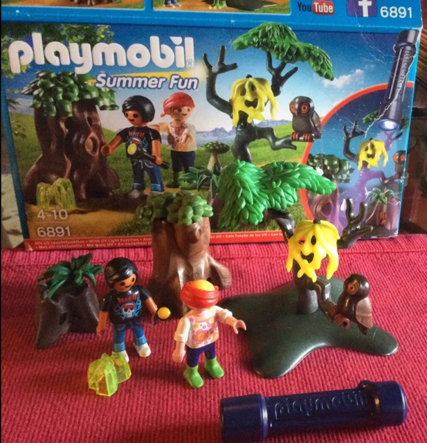 Playmobil La Forêt Enchantée Avec Lampe - Ref.6891 - Set Famille, Bateau Inclus