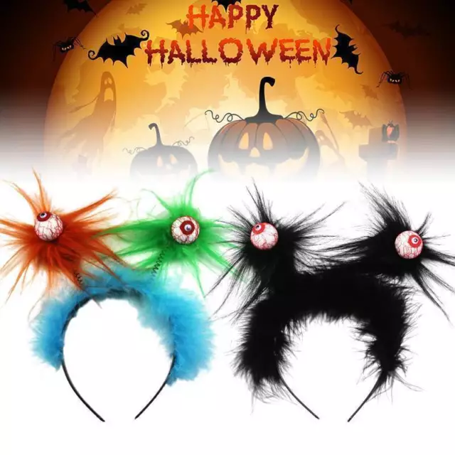 Copricapo Halloween bulbo oculare fascia fronte carnevale festa cosplay Natale divertente