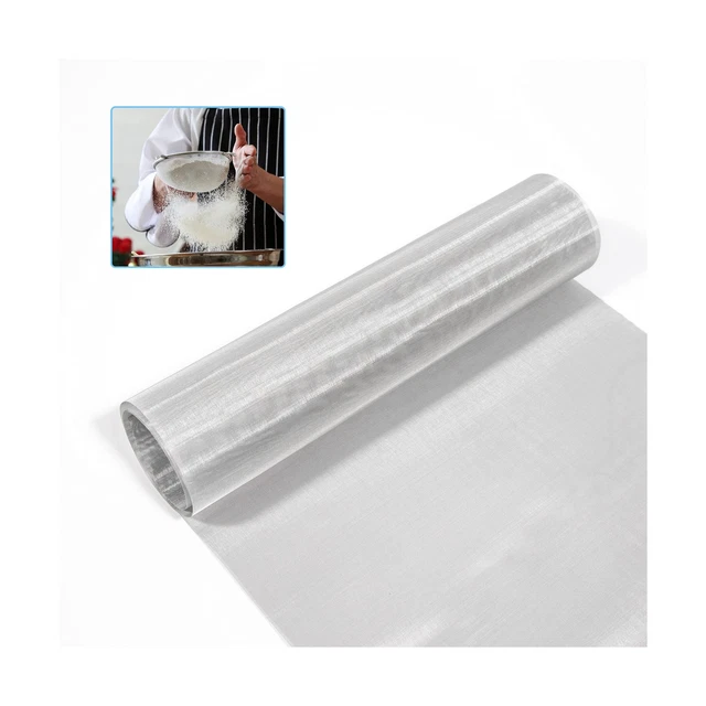 304 Stainless Steel Woven Wire 120 Mesh Fine Screen Mesh Steel Woven Mesh for...