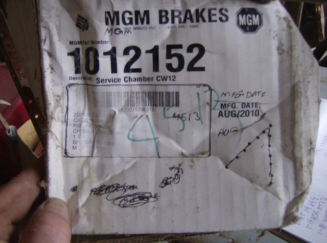 Mgm Brake 1012152 Type 12 Brake Chamber 3469182