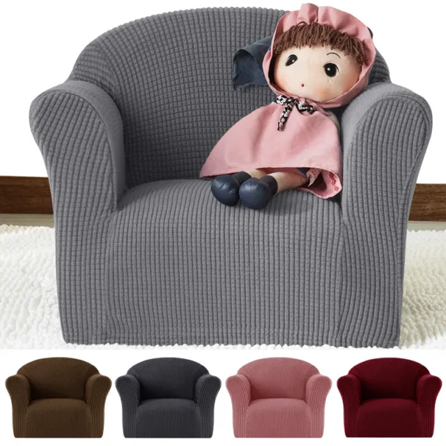 Jacquard High Stretch Kids Sofa Child's Chair Cover Mini Size Sofa Slipcovers