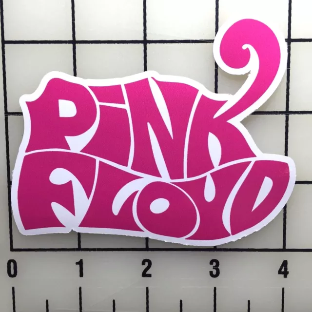 Pink Floyd 4" Wide Color Vinyl Decal Sticker - BOGO