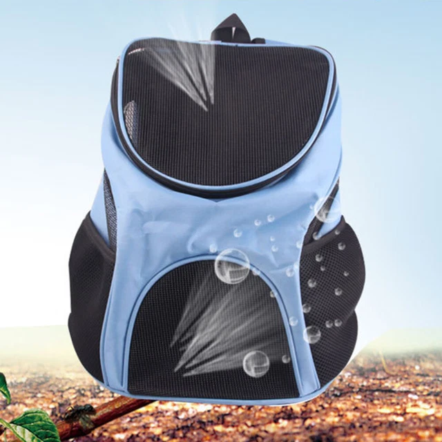 Zaino moda leggero portatile traspirante in rete portatile borsa da viaggio cane