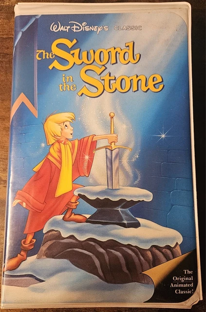 THE SWORD IN The Stone 1991 VHS Black Diamond Edition Disney Classic