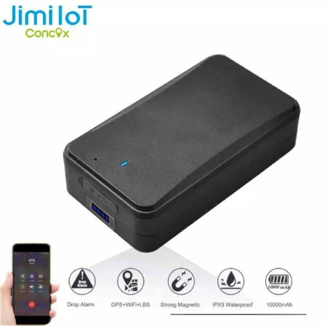 JIMI AT4 GPS Tracker 2G Waterproof Locator Real-Time Track with 10000mAh Battery