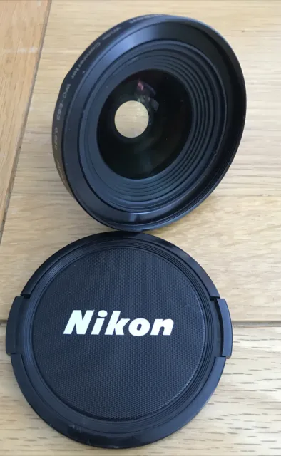 Nikon convertitore grandangolare WC-E63 0,63x obiettivo Giappone e connettore UR-E4