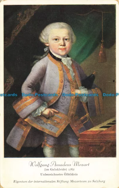 R624306 Wolfgang Amadeus Mozart. Unbezeichnetes Olbildnis. Eigentum der internat