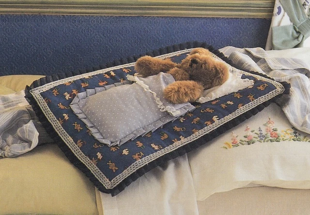 TEDDY BEAR PYJAMA Case~Sewing Pattern~Enlarged Templates~Craft Book ...