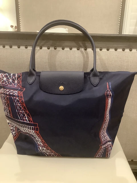 LONGCHAMP LE PLIAGE FILET TOP HANDLE BAG. Emily In Paris New Release NIB