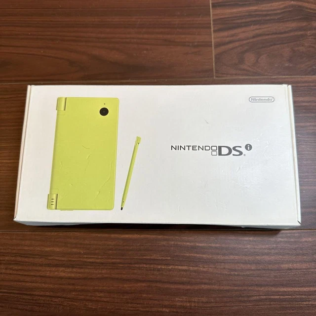 NINTENDO DSI LIME Green Console System Handheld Gaming with box and