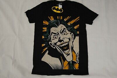 Batman Joker Cartoon Viso Maglietta Nuova Official Cid Merchandise Dc Comics