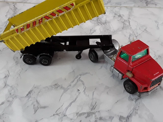 RARE – Camion Semi-remorque Citroën C4 LES JOUETS CITROEN, Années 30, à Restaurer