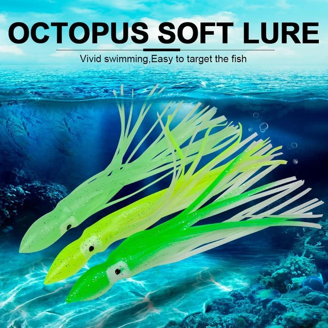 Esca Per Calamari Luminosa LOJAX - Con LED E Amo, Per Pesca Notturna, Confezione Da 2 Pezzi
