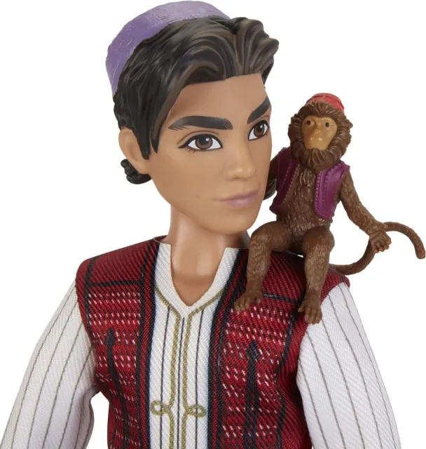 Disney Aladdin Live Action Prince Doll & Abu Monkey  Gift wrapped