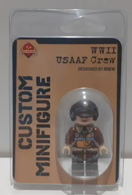 Brickmania WWII USAAF Crew- BMF496-+ Extras Rare & Hard to find !!