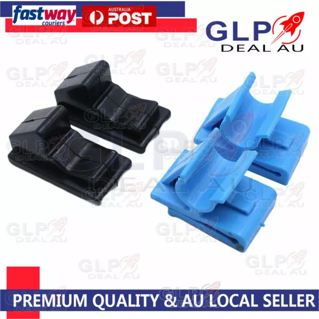 SET OF 4 GLOVE BOX HINGE CLIPS AND BUMPERS For HOLDEN COMMODORE VY VZ WK WL