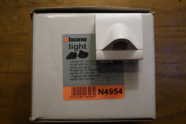 Plaque LIGHT Gommé Arnould Bticino - Réf. 22590 - Blanc - Neuf Dans Emballage