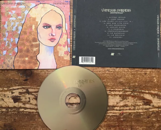 Cd Album Vanessa Paradis 2007 Divinidylle Ex Cond 2 Ship/Opt With/Without Case