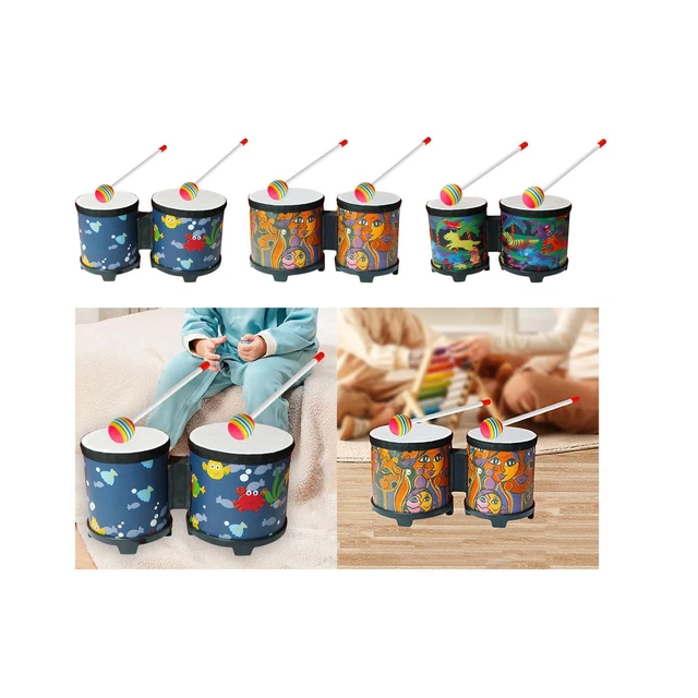 5” AND 6” Bongo Drums African Hand Drum for Beginners Professional