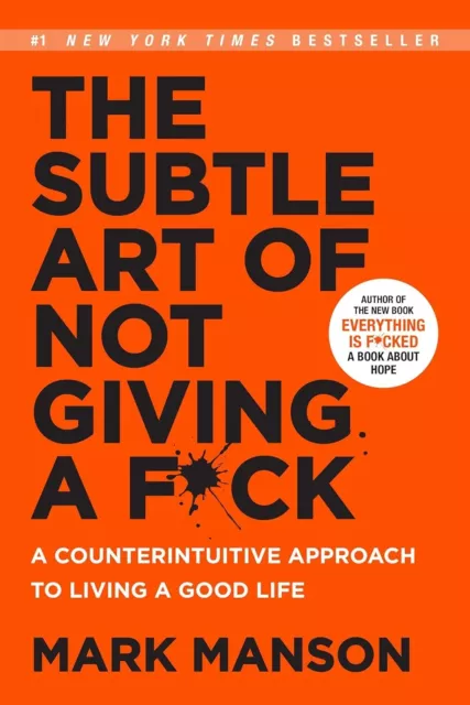 The Subtle Art of Not Giving A Fuck by  Mark Manson BRANDNEW PAPERBACK BOOK