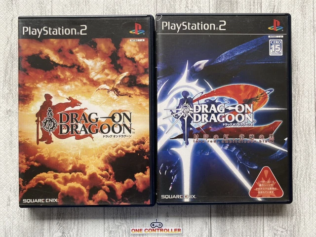 SONY PlayStation 2 PS2 Drag-On Dragoon 1 & 2 set from Japan