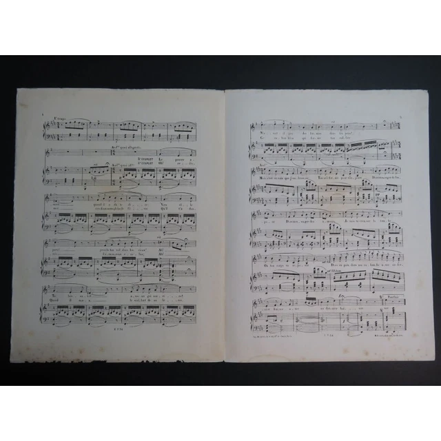 TEDESCO Émile Pauvre Colombe Chant Piano ca1885 4