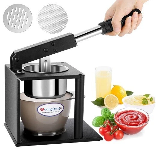 Potato Ricer Masher with 2 Interchangeable Discs Hand Food Press Potato Ricer Masher with 2 Interchangeable Discs Hand Food Press