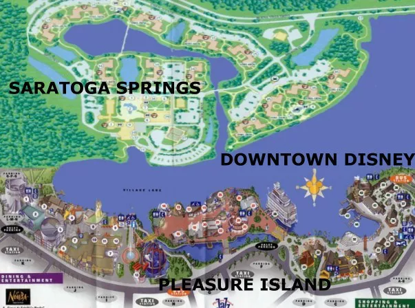 Disney's Deluxe Saratoga Springs Resort 6 Days and 5 Nights - Walt Disney World
