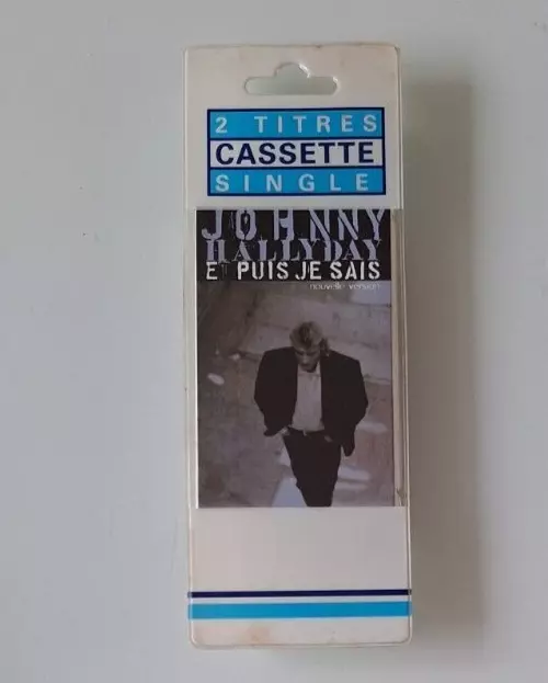 Rare K7 Single - Johnny Hallyday - Et Puis Je Sais / Tutti Fruti  NEUVE Scellé !