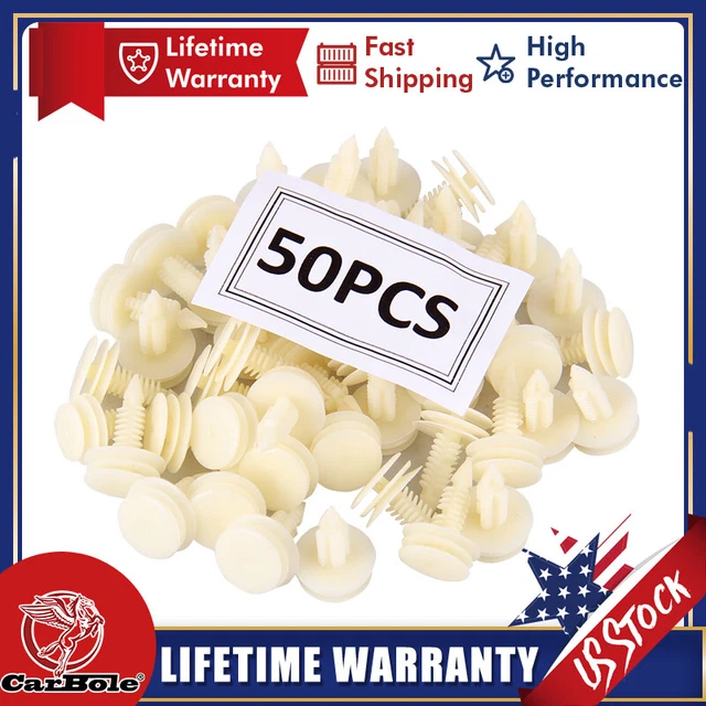 50PCS Door Trim Panel Retainer Car Fasteners Clips Push Pin Kit For GM Chevy GMC