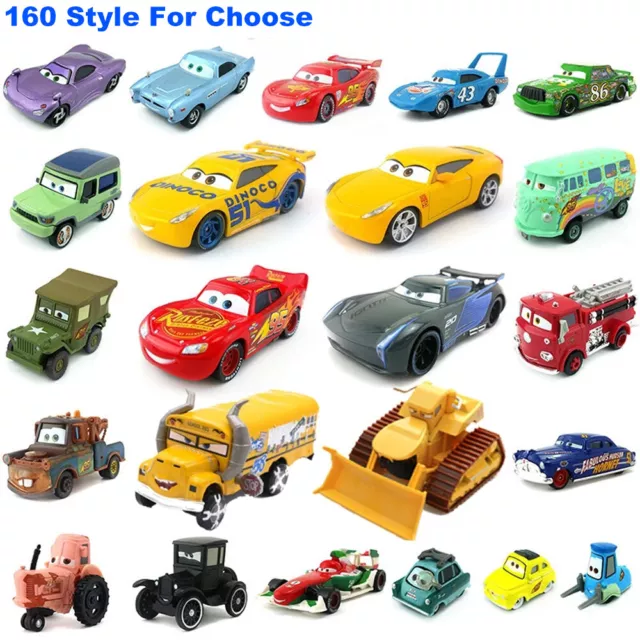 Disney Pixar Cars Lot Lightning McQueen 1:55 Diecast Model Original Toys Gift