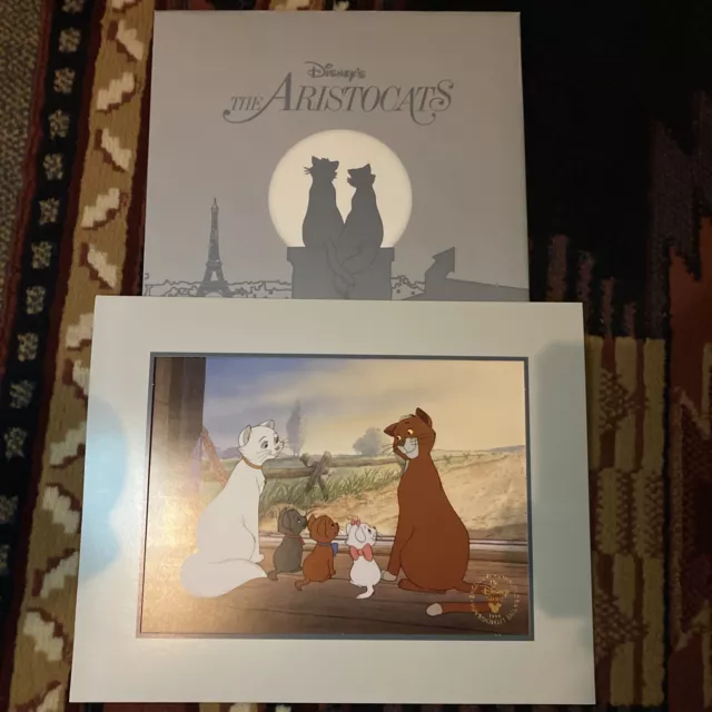 Vintage The Aristocats Exclusive Commemorative Lithograph 1996 The Disney Store