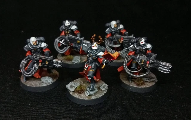 Escouade Séraphim Adepta Sororitas - Figurines Warhammer 40000 Peintes Sur Commande