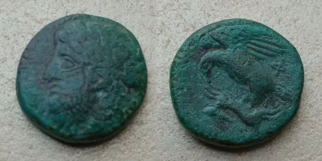 Sicily, Akragas, c. 338-317/287 BC. Æ (16mm; 3.78g)