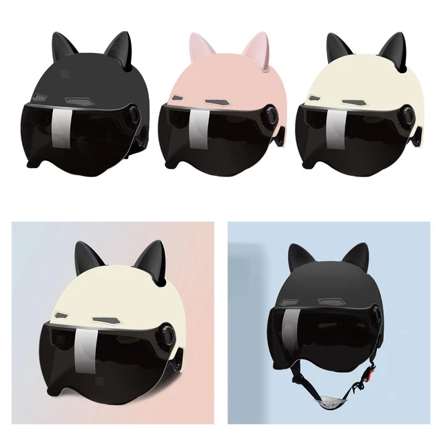GoolRC Demi-Ouvert Casque de Moto avec Lunettes visière écharpe Moto Casque Scooter Touring
