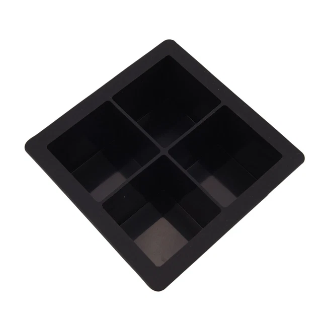 Cubo di ghiaccio in silicone posto jumbo könig taglia grande forma nera grande TraR.$j