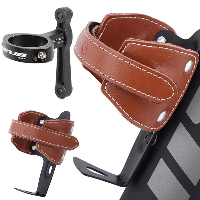 Flaschen halter Fahrrad-Flaschen-Cage Retro-Kuhhaut kehle Wasser becher halter