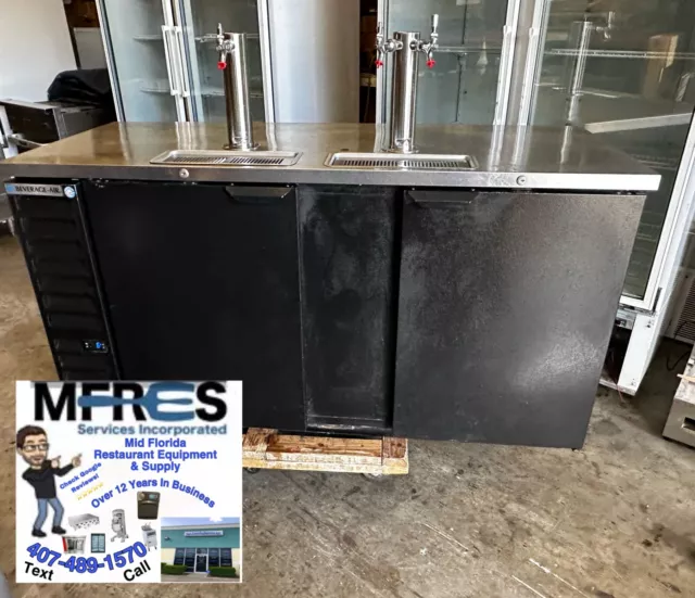 Beverage Air 69" Kegerator Beer Dispenser w/ (3) Keg Capacity 115V