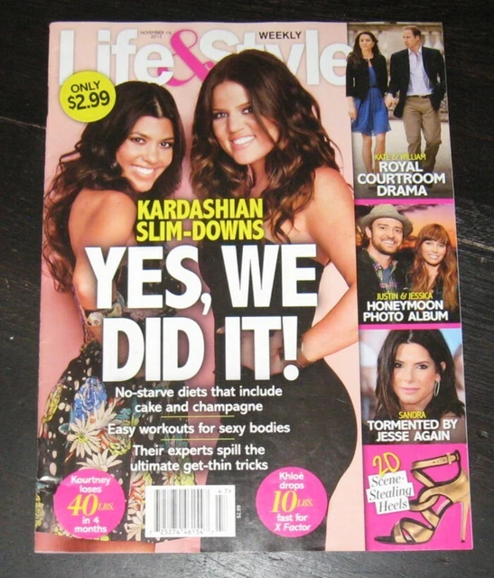 LIFE & STYLE magazine KHLOE Kourtney Kardashian NIKKI REED Kate