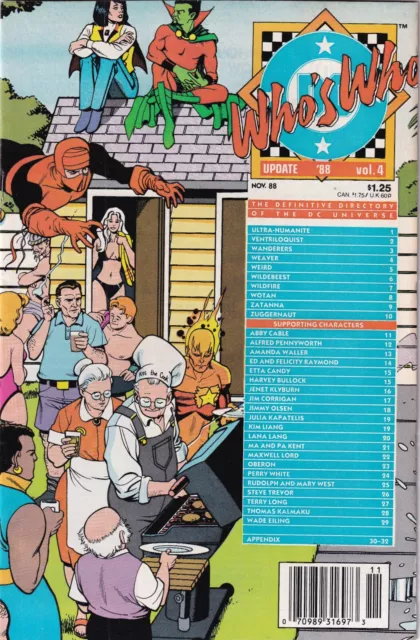 US-Who's Who: The Definitive Directory of the DC Universe - Aggiornamento 1988 Vol. 4