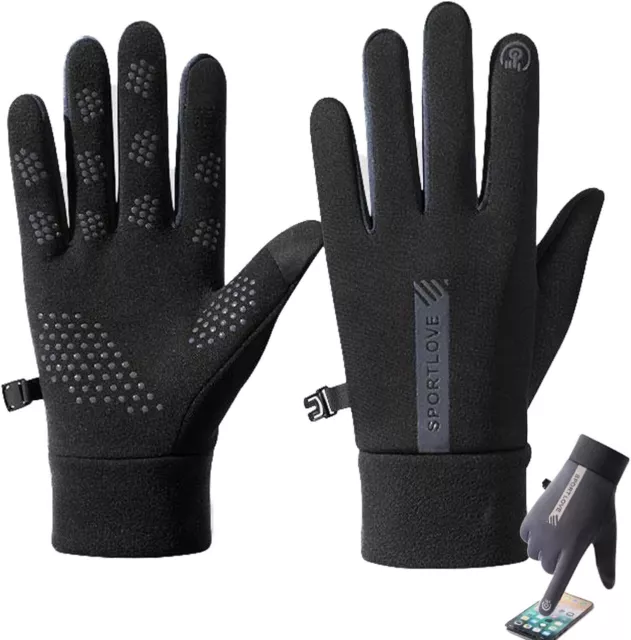 Wasserdichte Finger Touchscreen rutschfeste kältebeständige Handschuhe