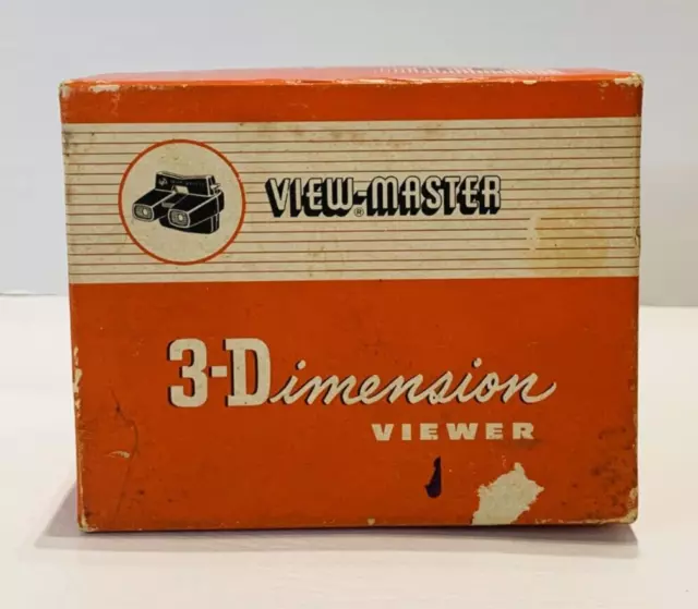 Vintage Sawyer’s View-Master 3-Dimension Viewer Model E Original Box