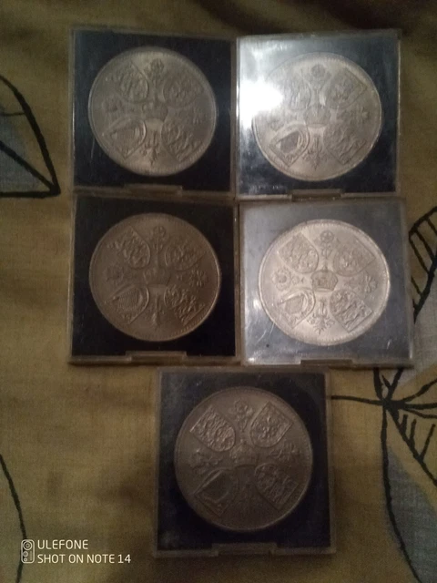 Queen's Coronation Crown Coin 1953