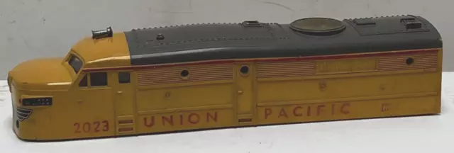 Lionel Vintage O-Gauge 2023 Yellow Union Pacific Alco Diesel Locomotive Shell #2