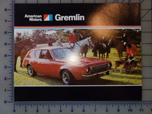 1974 AMC American Motors Gremlin Brochure Folder