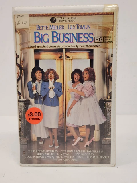 BIG BUSINESS VHS (Roadshow, 1988) Clamshell Ex Rental tape $21.50 ...